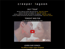 Tablet Screenshot of creeperlagoon.com
